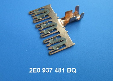 CONTACT plate for fuse box, for 3 fuses. 4-6 mm², VAG+Mercedes