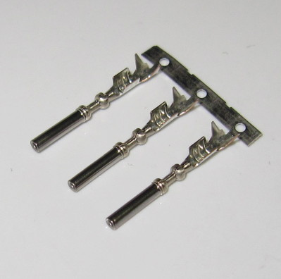 Genuine Super Seal 1.0 mm Female round terminal, for wire size 0.75 - 1.25 mm², Gold plated. AWG 18-15. (TE 3-1447221-3)