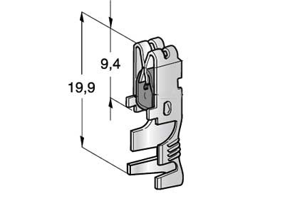 LIITIN UNI F630 CLIP 0.5-1.5mm² johdolle (1107920)