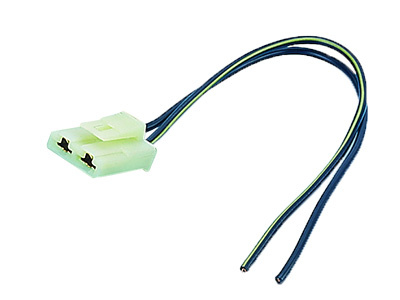 2-pole connector with wires, for Delco Controllers etc.