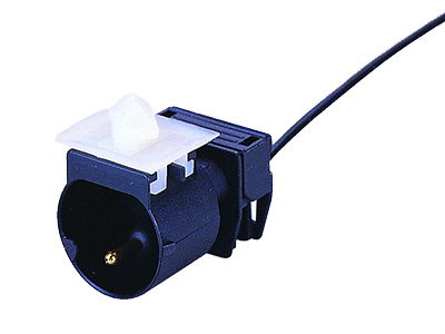 1-pole male connector with wire, for BMW AC compressor