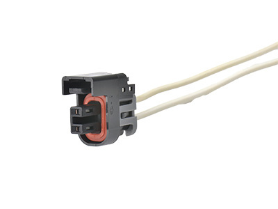 2-pole female connector with wires, Delphi, for injectors