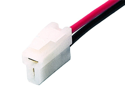2-pole female T-connector, with Wires and lock