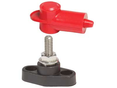 6 mm kytkentäpultti, kiinnitys: 2x4 mm, etäisyys 27 mm, max 48 V