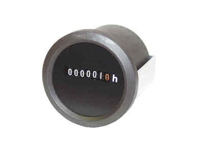 Hour counter gauge, 10-80V, IP65/A, collar Ø58mm, inst. Ø50mm