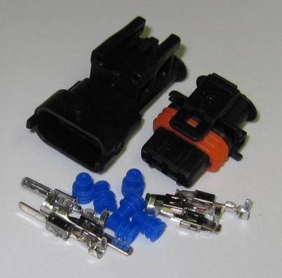 3 pole Compact connector PAIR, for wire size 0.2- 0.6 mm2 (JPT)