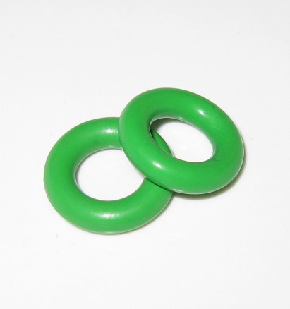 GREEN FOR USE WITH METHANOL BOSCH  WEBER  DENSO  - 15MM O- RING FOR L-JETRONIC INJECTOR (ASNU-08M)