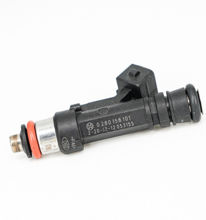EV14-Suutin, 12 Ohm, 195cc,  E 15, Jetronic (EV1), O-O 61 mm, Pitkä (Bosch 0280158101)