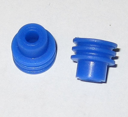 Blue Individual Cable Seal for 4.00 mm2 wire. 9 X 7.8
