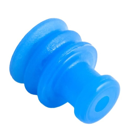 Single wire seal 0.85 - 1.12 mm2, BLUE, YES/YESC Kaizen Connectors 1.5X0.8   (Yazaki 7158-3031-90)
