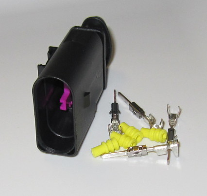 4 pole female connector set, 0.5–1 mm² (1K0973804-SET)