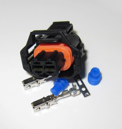 2 pole Compact connector SET, 1.1a, Code 1, covered, 0.5 - 1.0 mm2, BDK 2.8