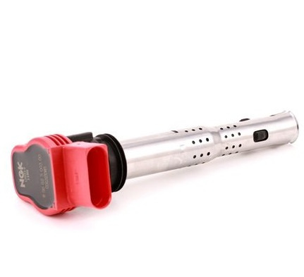 Ignition coil AUDI 2.0 - 3.2 L with power stage, RED, NGK produc