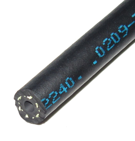 Fuel hose 3.2/9 mm, for E85 / RE85 and Bio Diesel, FPM/ECO, 10 B