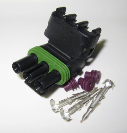Connector SET for GM 3 Bar MAP sensors, genuine Delphi