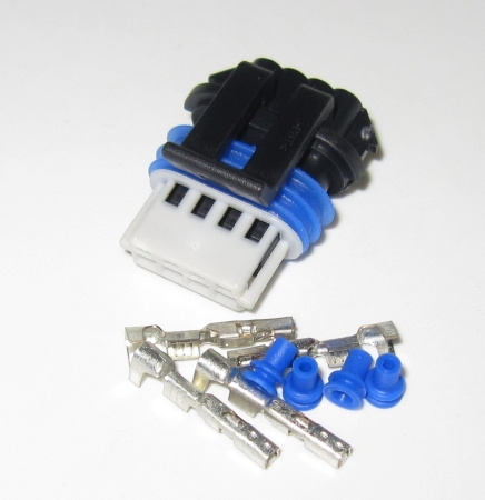 4 Way Black GT 150 Sealed Female Connector SET (0.5 - 1.5 mm2)