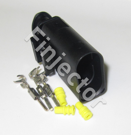 3 pole female connector set, 0.75–1 mm² (1J0973803-SET-1)