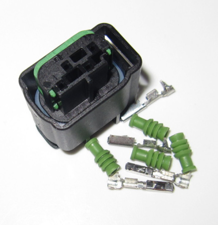4 pole Connector SET for Yaw Rate Sensors YRS 3 (Bosch Motorsport F02UB00435-01)