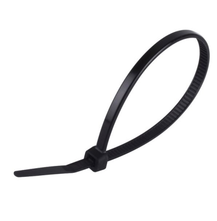 Cable tie 100 X 2.5 mm, black (100 pcs in bag) (HT111-01910)