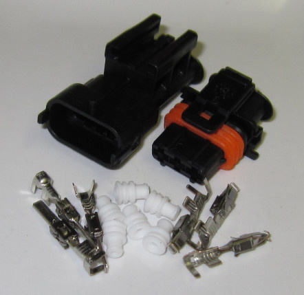 3 pole Compact connector PAIR, for wire size 1.5 - 2.5 mm2 (JPT)
