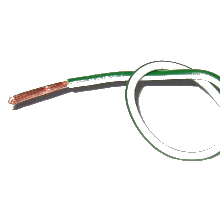 Autocable 0.75mm² green-white (full reel=100m)