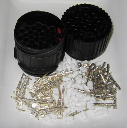 KKS LKS 1,5 ELA, 30 pole Round Connector PAIR, for wire size 1 -