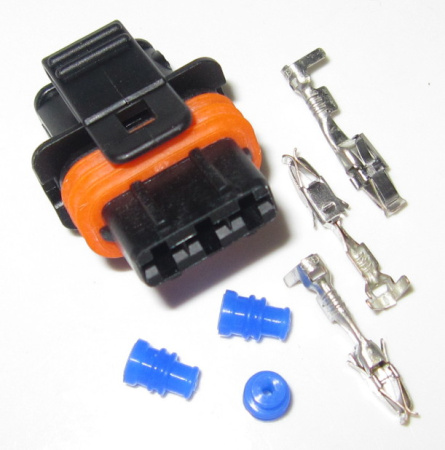 3 pole Bosch Compact connector SET, JPT 0.5 - 1.5 mm2,  Code 1