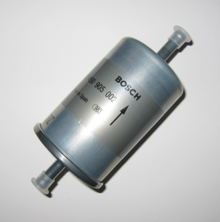Bosch Fuel filter for 8 mm hoses, diam. 61 mm, length 138 mm