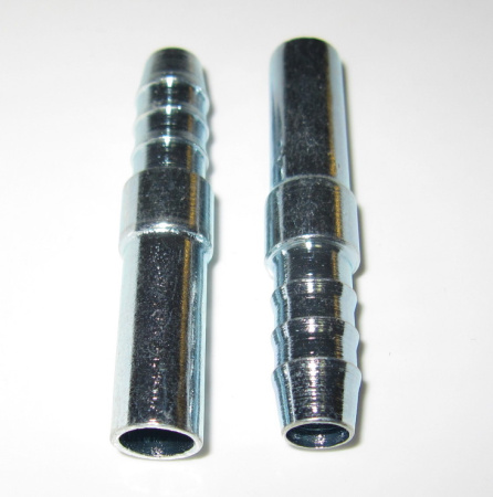 Pipe nipple for 8 mm polyamide tube, spindle diameter 10 mm