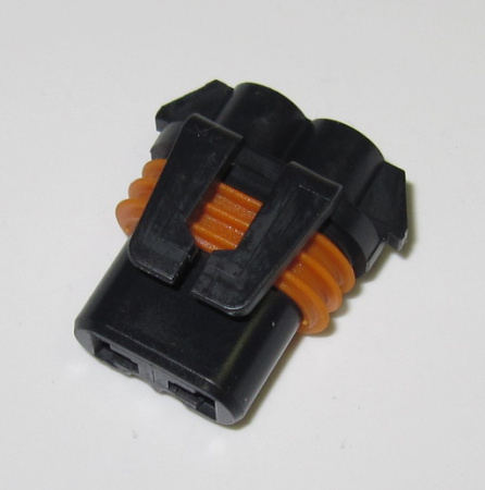 2 Way Black Metri-Pack 280 Sealed Female Connector. HB3