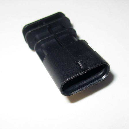 4 pole MCON 1,2 connector housing, MLK 1.2 male pins