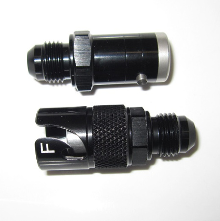 AN4 Quick disconnect fitting (-3 body) Titanium, Brake Fluid Use