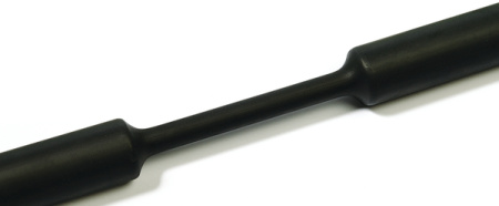 Kutistesukka liimalla, musta, 18/6 mm (1.2 m tanko)
