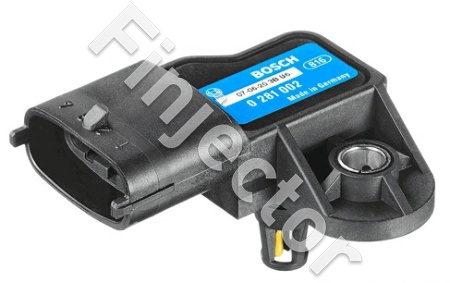MAP sensor40-380 kPa, O ring, Compact connector, BOSCH
