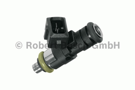 EV14-Suutin, 12 Ohm, 129 cc, E, Jetronic (EV1), O-O 34 mm, Lyhyt (Bosch 0280158171)