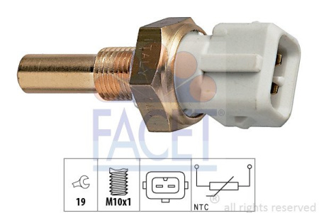 Temperature sensor M10 X 1.0 (like Bosch 0280130040)
