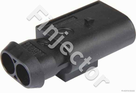 KKS SLK 2.8 ELA, 2 pole connector, 2.5 - 4 mm², Male pins, Code A Clip top 