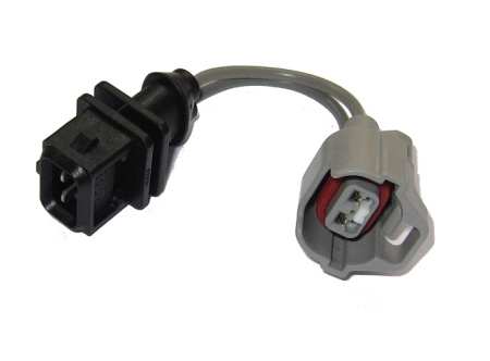 Liitinadapterijohto Nippon Denso - Bosch EV1.  Suuttimessa ND-liitin, johtosarjassa Jetronic / EV1 (ND-JET)