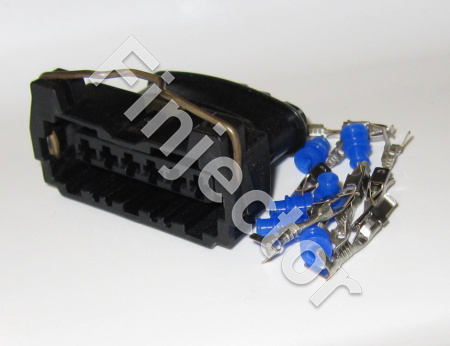 6 pole connector SET, Bosch Jetronic, e.g. for air mass meters