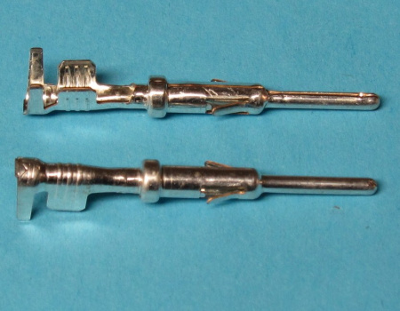 KKS LKS 1,5, Round male pin, 1- 2.5 mm², Tin-plated, Ø 1,5 mm, Temp. Range 150 °C