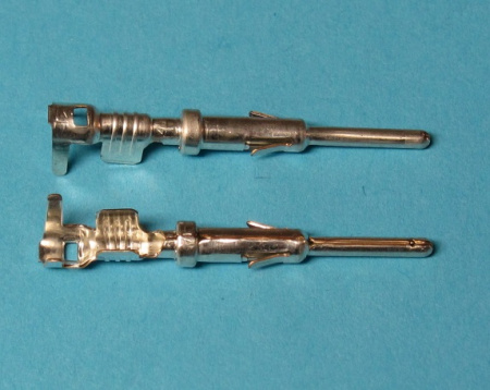 KKS LKS 1,5 ELA, 1- 2.5 mm², Round male pin, Tin-plated, Ø 1,5 mm, Temp. Range 150 °C