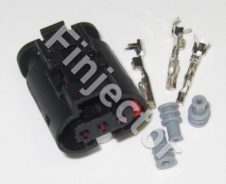 3 pole connector SET, 0.75 - 1 mm², KKS MLK 1.2 Silver Plated, Code A Clip down