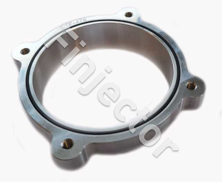 Weld flange for 68 mm Bosch throttle body (DBW) ETF-156. Example for 0280750156. Aluminum, with seal.