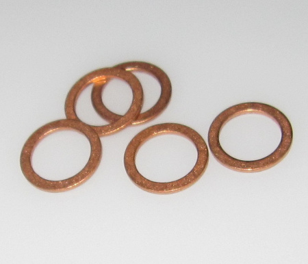 COPPER JOINT RING 10X14