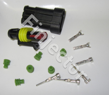 Super Seal 3 pole 0.35-0.5 mm2 connector pair