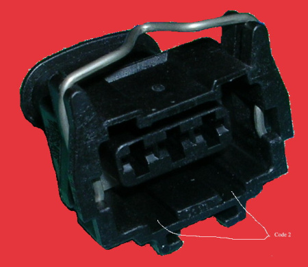 Jetronic / Connector 3 Pole / Seal Form 3.1 / Code 2 / Black (Bosch 1928402413)
