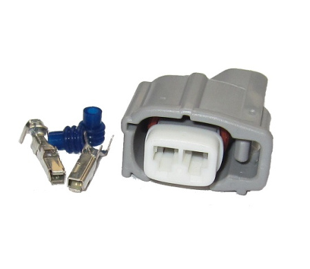 2 pole connector set for injectors, Toyota type