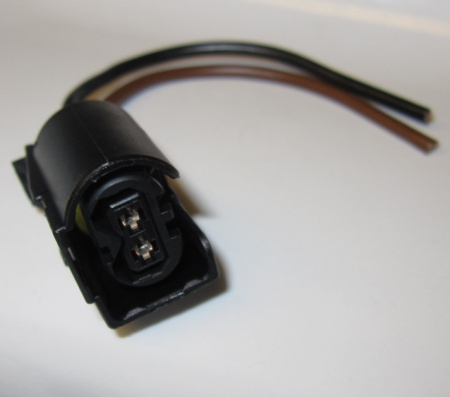 2 pole connectorSET with 10cm pigtails, for Common Rail injector