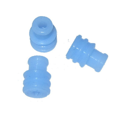 Seal for EV6 USCAR connectors , light blue, up to 1.5 mm2, 6.9 x 1.5 x 5