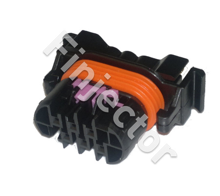 Pistokekotelo 6-napainen, QUAD-PIN-1 pinnit sopii (Bosch 1928403095)